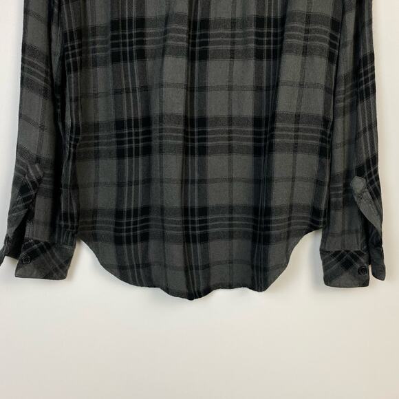 Rails Hunter Button Up Women’s Top Charcoal Jet Size XS - Picture 11 of 12